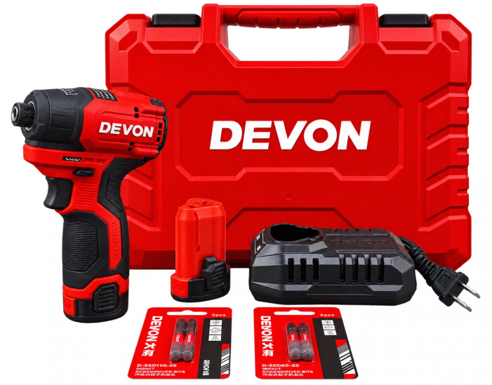 DEVON 12V無碳刷衝擊起子機*雙3.0電池版* 12V-5767